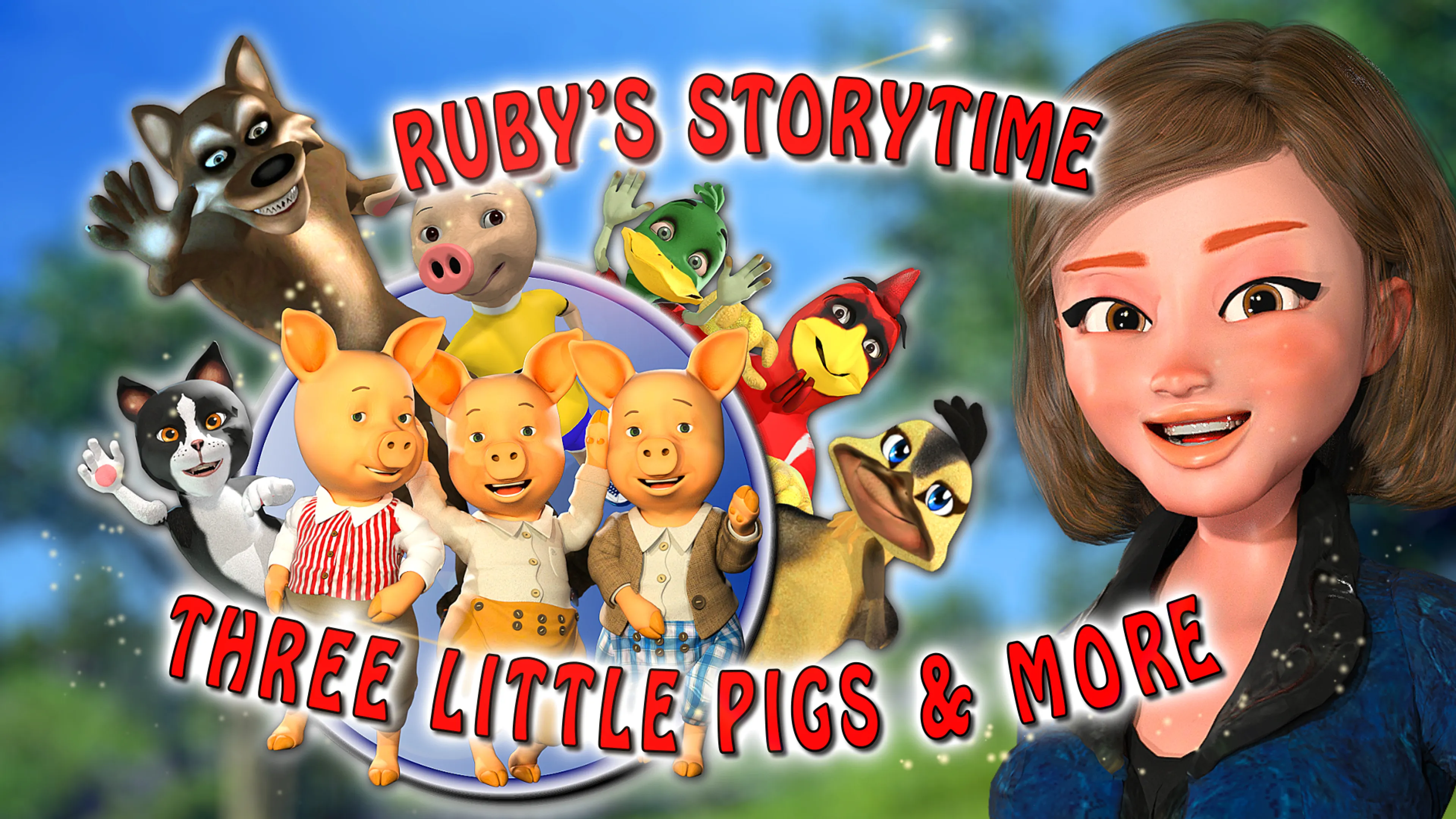 Three Little Pigs & More, Ruby's Storytime poster